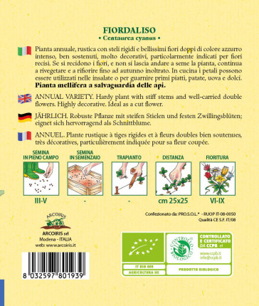 Fiordaliso - Sementi Biologiche