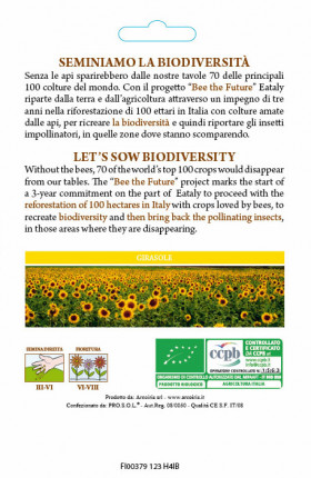 Girasole Eataly - Sementi Biologiche