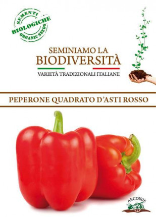 Pepper Quadrato D'Asti Rosso - Organic Seeds