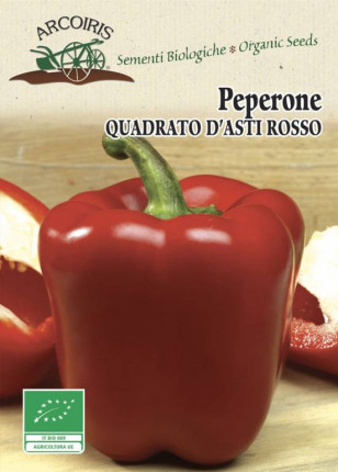 Pepper Quadrato D'Asti Rosso - Organic Seeds