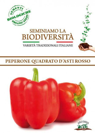 Peperone Quadrato D'asti Rosso - Sementi Biologiche